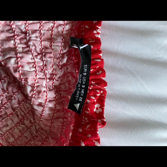 ZARA Floral Print Corset Top - Picture 4 of 5